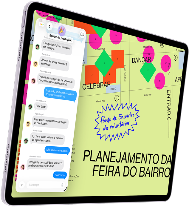 iPad Air roxo