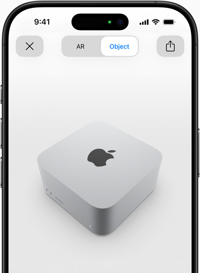 Xem trước Mac Studio bằng trải nghiệm AR trên iPhone