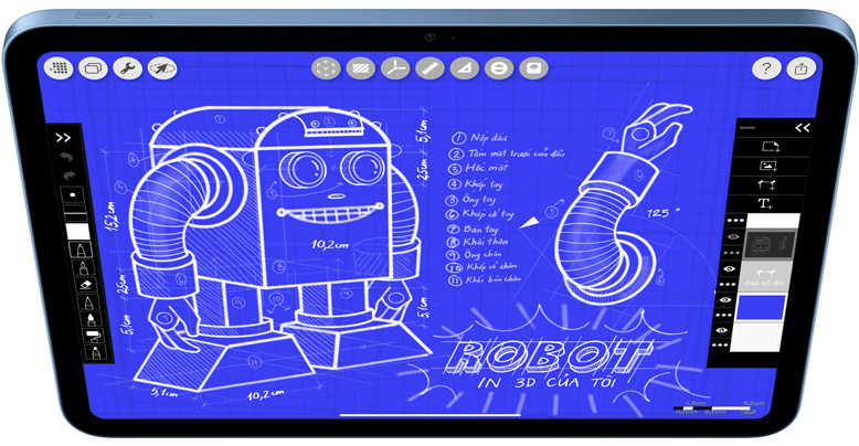 Morpholio Trace trên iPad